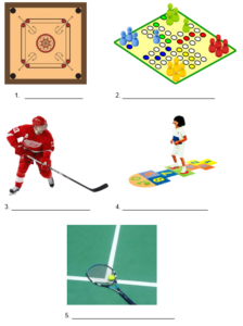 Games We Play Class 3 evs worksheet