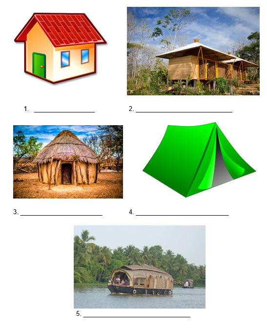 a house like this class 3 evs worksheet